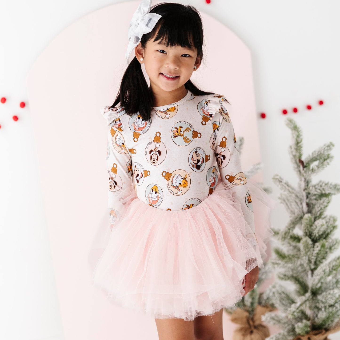Blush Peachy Pink Holiday Christmas Tutu