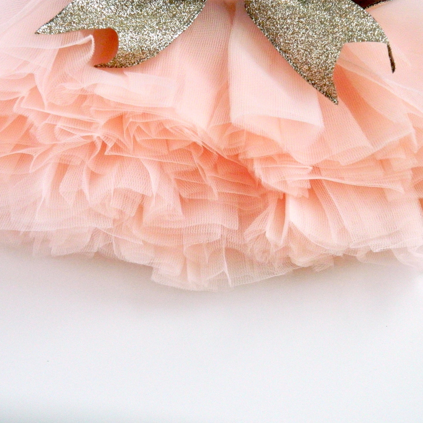 Blush Peachy Pink Holiday Christmas Tutu