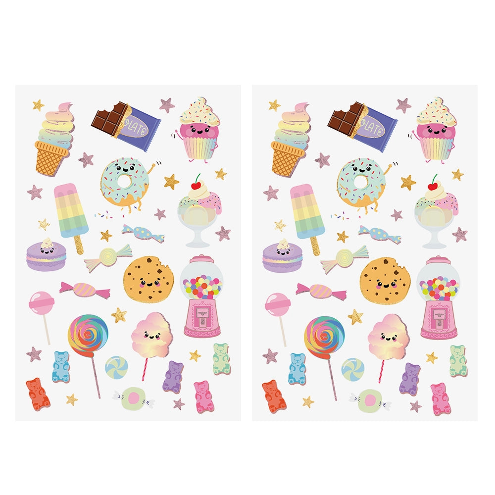 Kids Temporary Tattoos – Metallic Candy Sugar Rush
