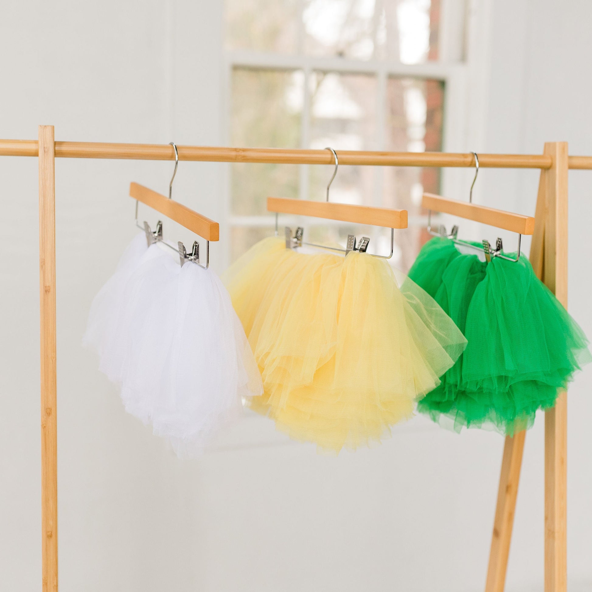 Spring Green Toddler and Young Girl Full Layered Tutu is perfect for St. Patricks Day or Birthday events or everyday! This tutu is fluffy and full with the softest tulle.