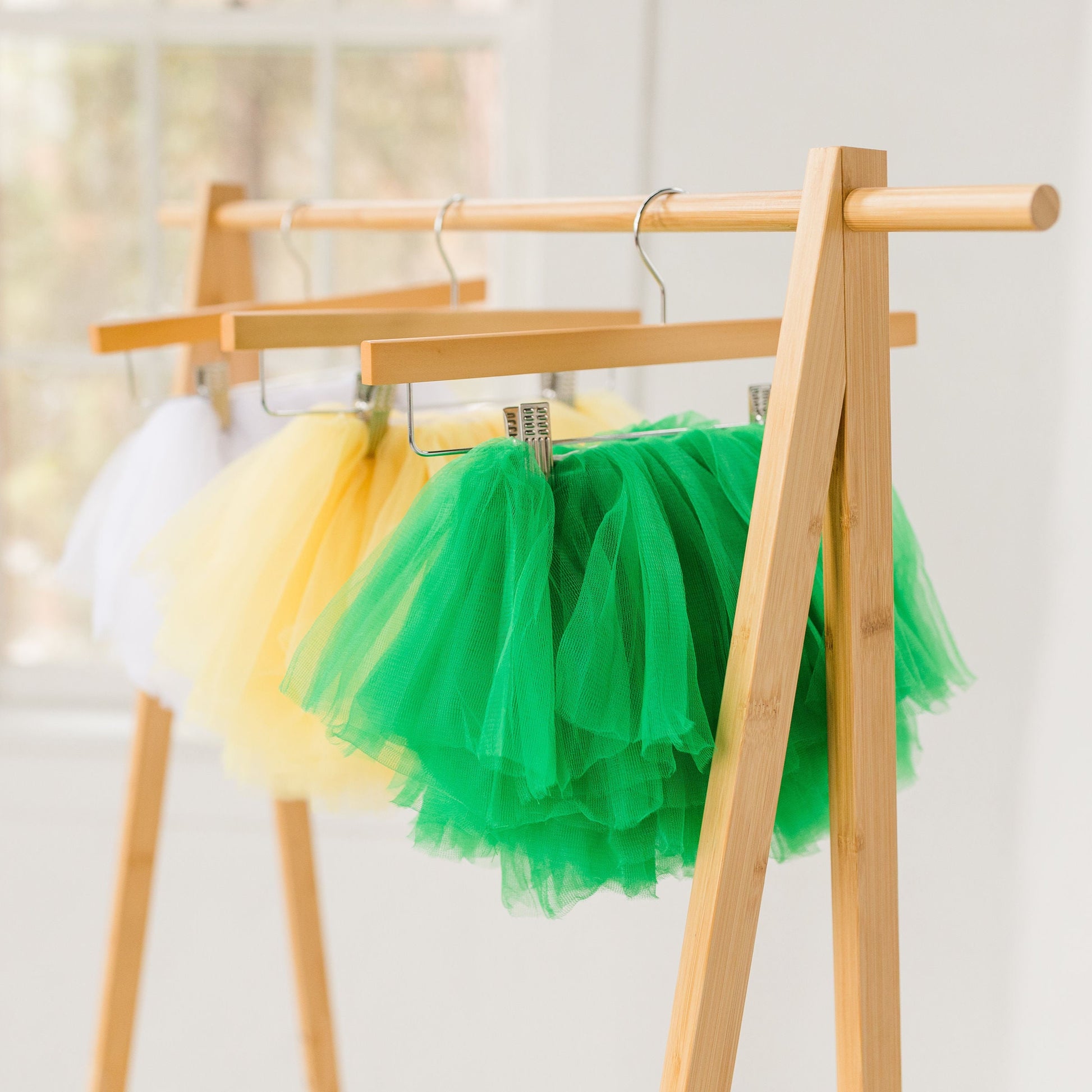 Spring Green Toddler and Young Girl Full Layered Tutu is perfect for St. Patricks Day or Birthday events or everyday! This tutu is fluffy and full with the softest tulle.
