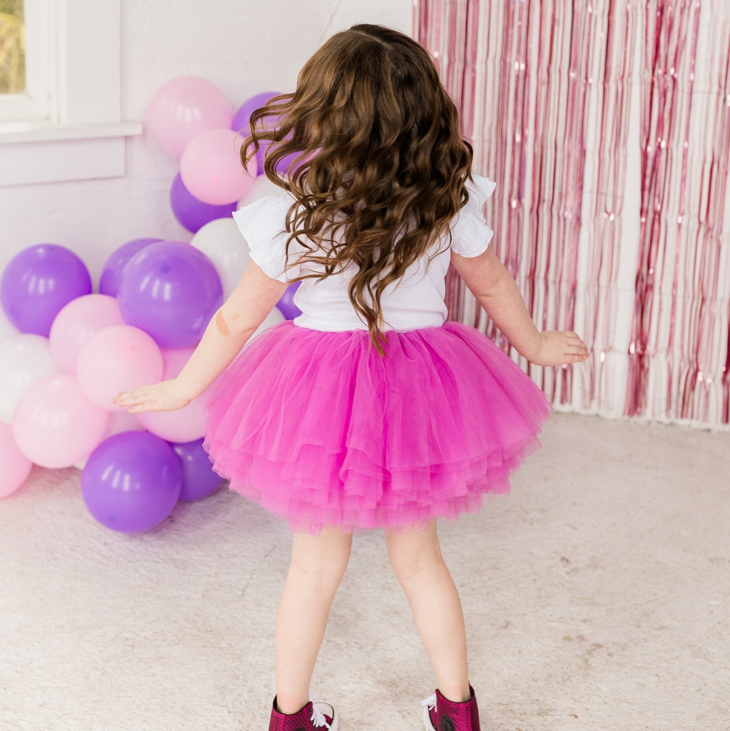 Wild Orchid Full Layed Tutu, Toddler Princess Tutu Skirt, Wild Orchid Kids Tutu