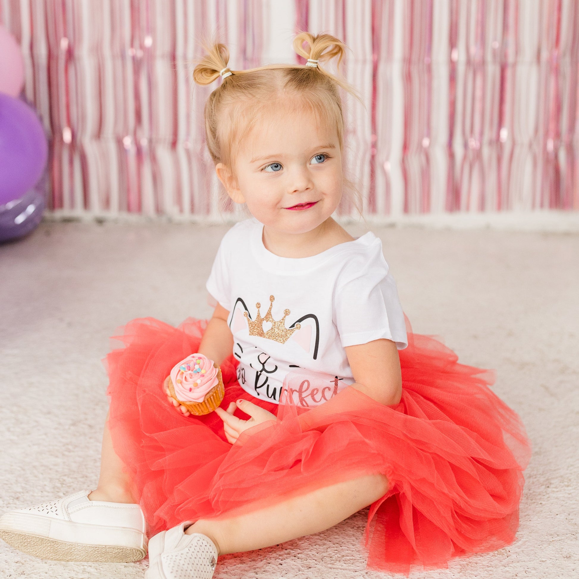 Full Layered Toddler and Young Girl Coral Tutu Skirt is a perfect addition to any littles one wardrobe. Our Coral color is the perfect sunset orange pink. Pair with your magical outfits or birthday celebration outfit.