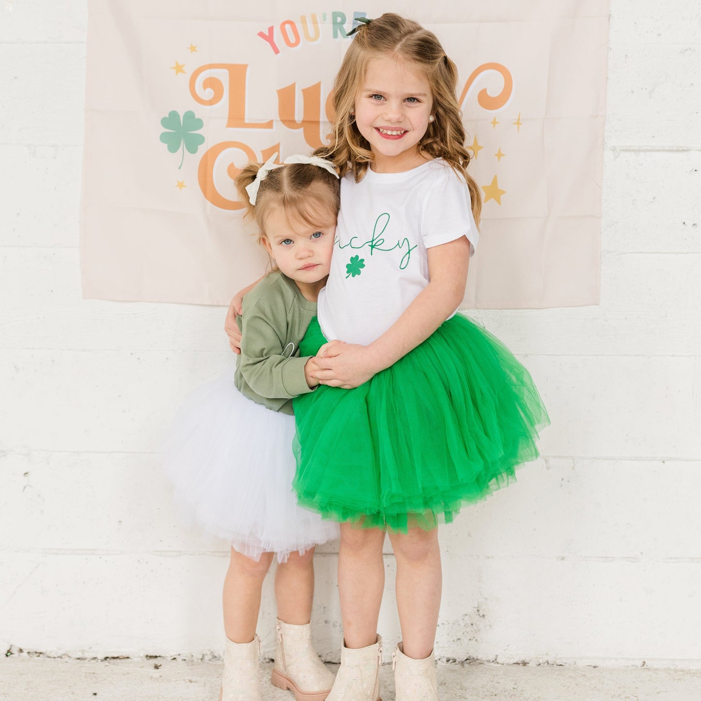 Spring Green Toddler and Young Girl Full Layered Tutu is perfect for St. Patricks Day or Birthday events or everyday! This tutu is fluffy and full with the softest tulle.