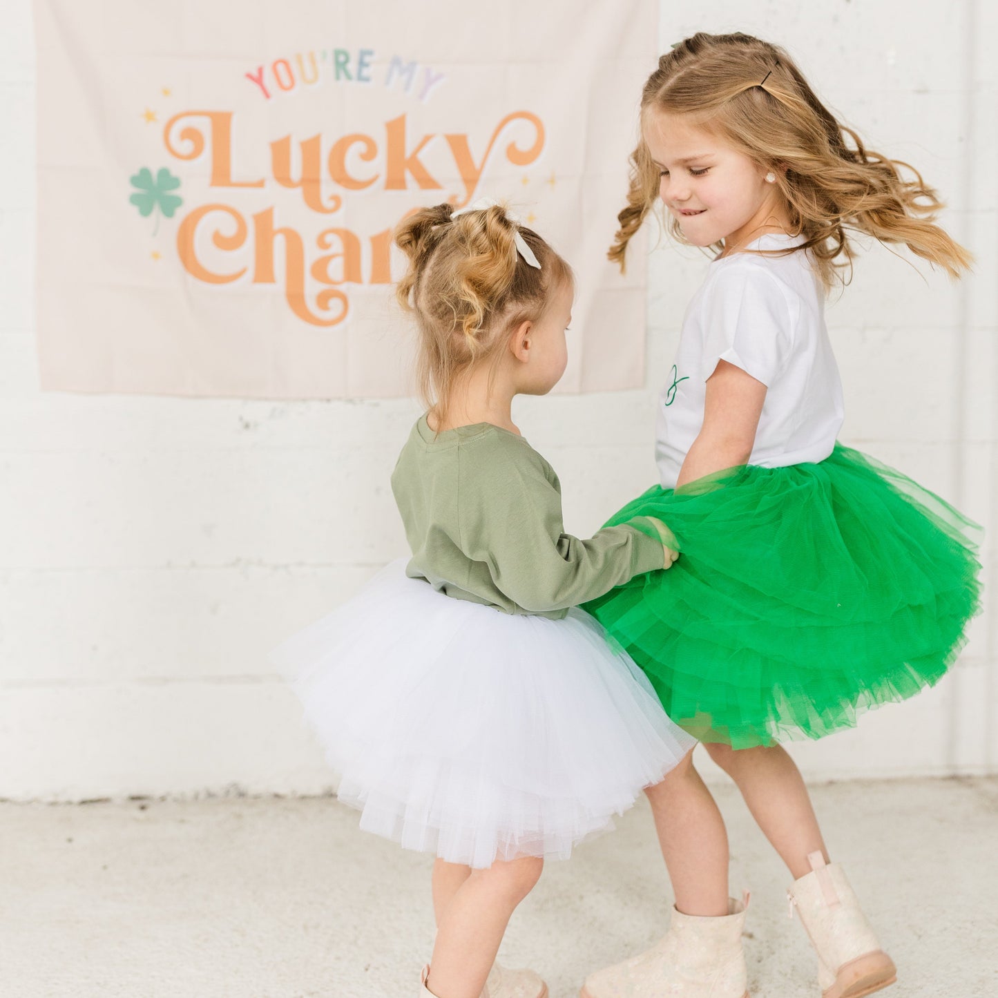 Spring Green Toddler and Young Girl Full Layered Tutu is perfect for St. Patricks Day or Birthday events or everyday! This tutu is fluffy and full with the softest tulle.