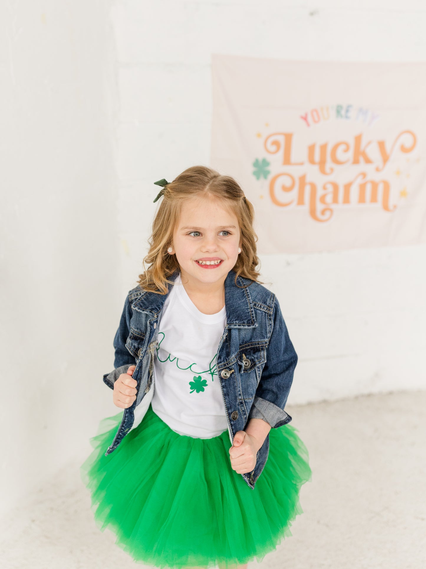 Spring Green Toddler and Young Girl Full Layered Tutu is perfect for St. Patricks Day or Birthday events or everyday! This tutu is fluffy and full with the softest tulle.