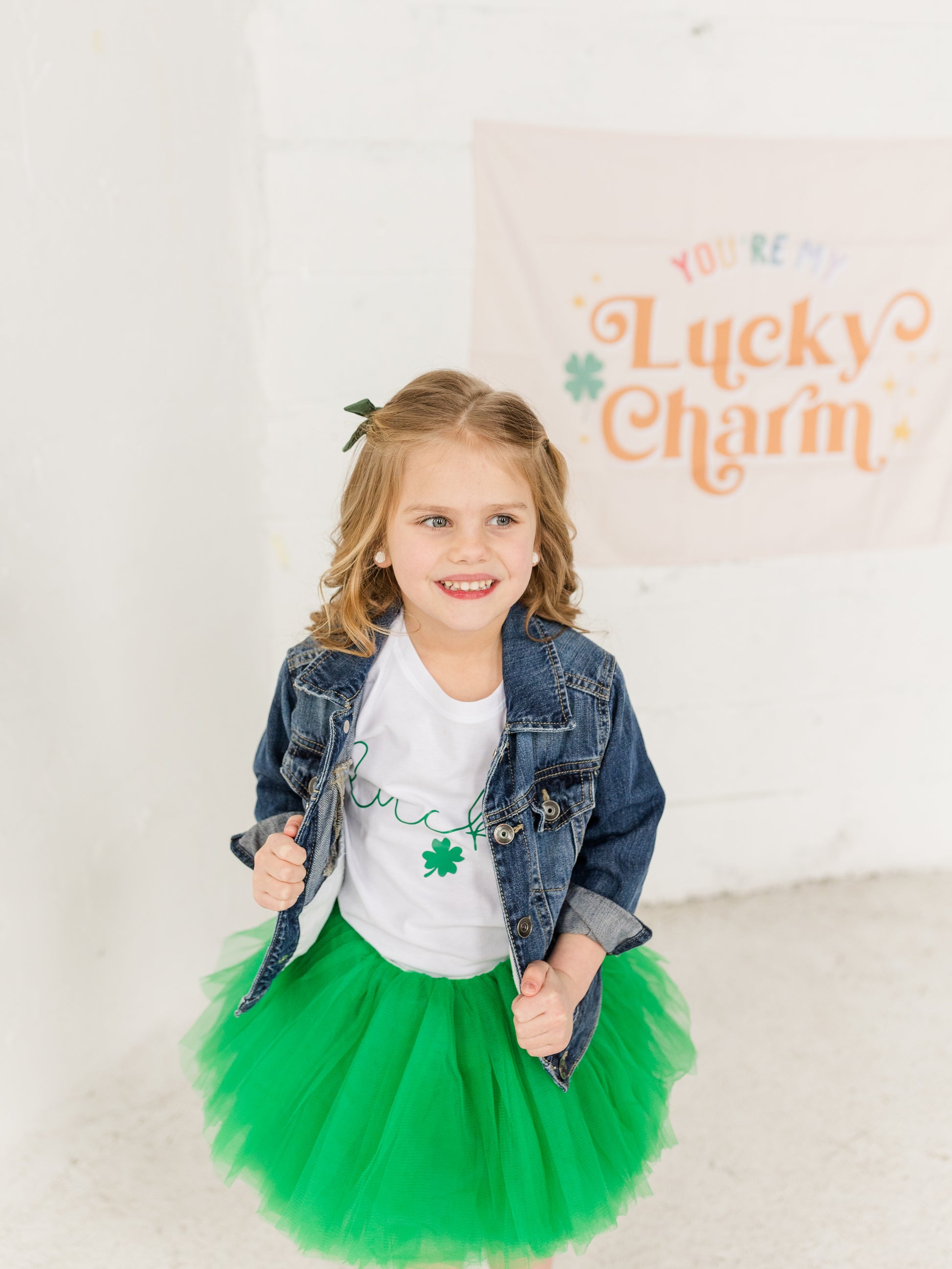 Spring Green Toddler and Young Girl Full Layered Tutu is perfect for St. Patricks Day or Birthday events or everyday! This tutu is fluffy and full with the softest tulle.
