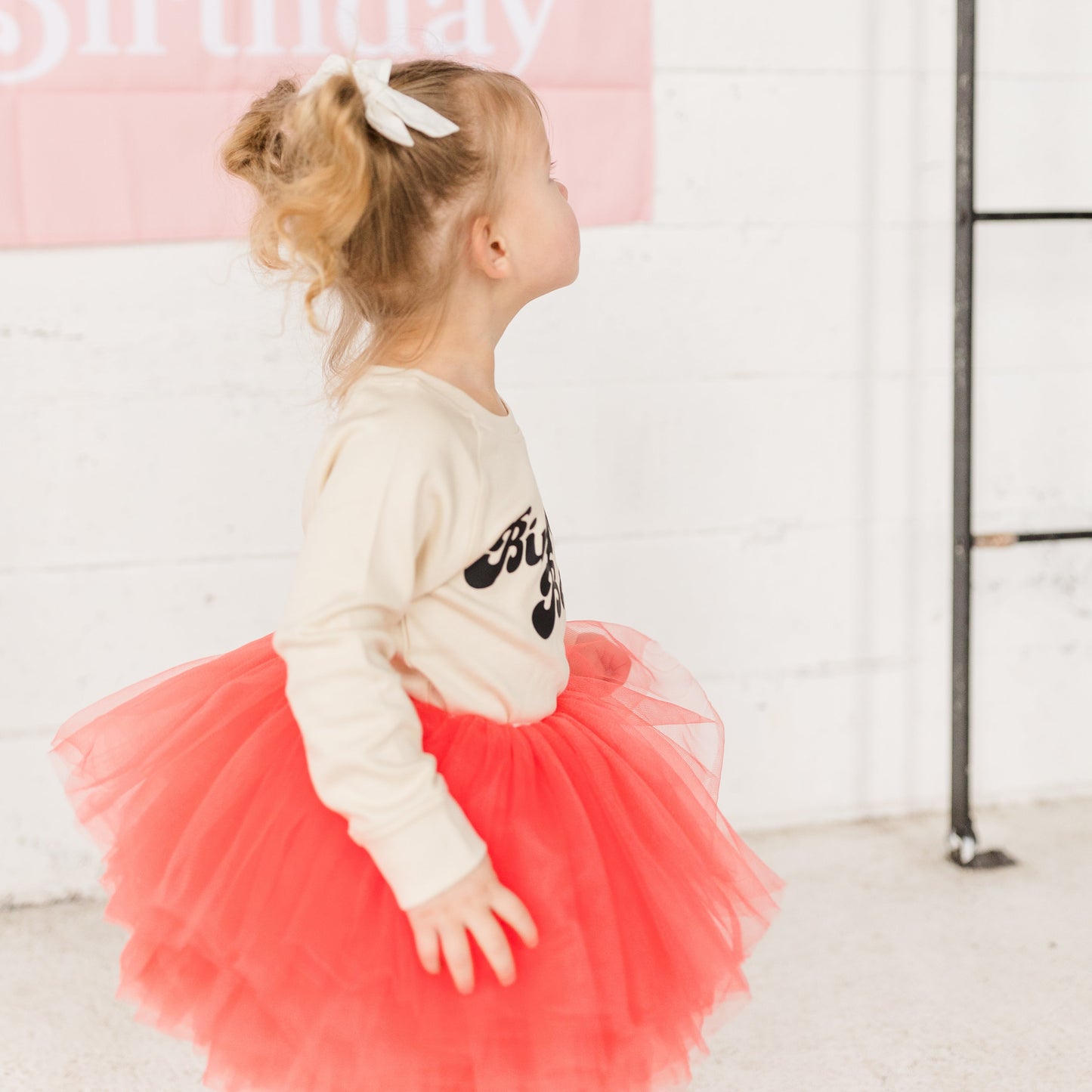 Full Layered Toddler and Young Girl Coral Tutu Skirt is a perfect addition to any littles one wardrobe. Our Coral color is the perfect sunset orange pink. Pair with your magical outfits or birthday celebration outfit.