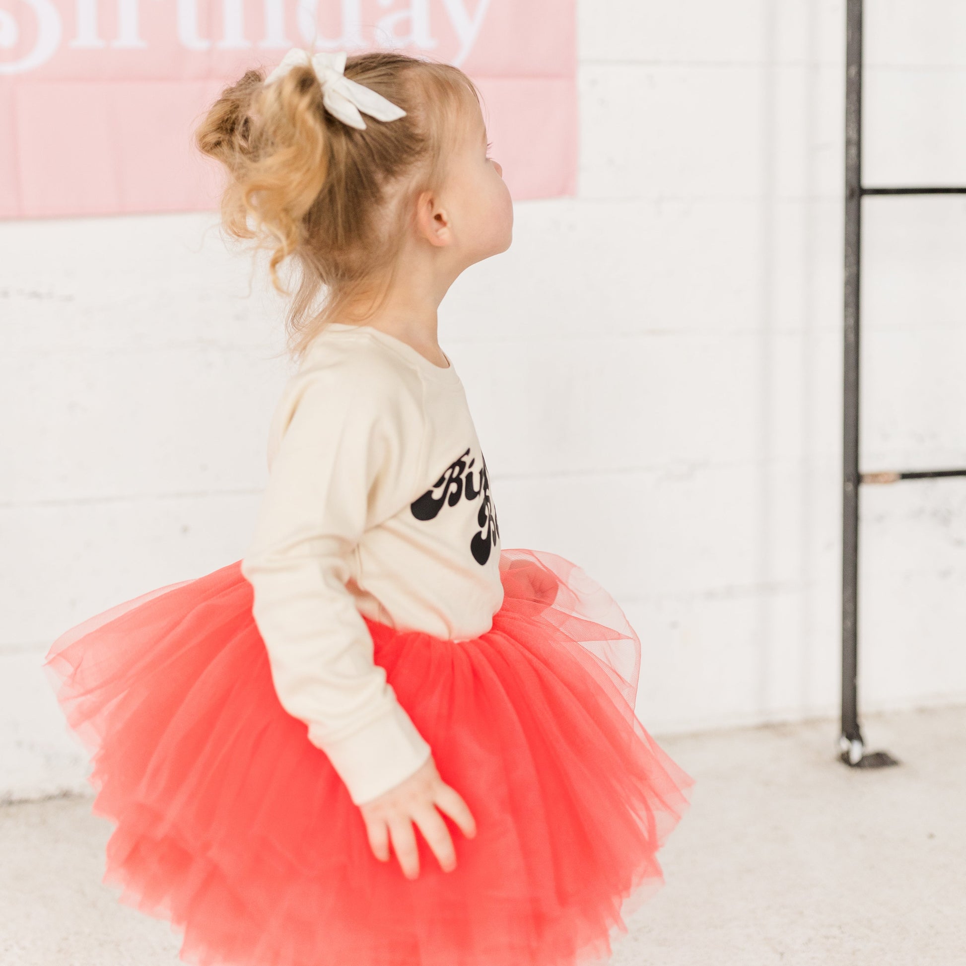 Full Layered Toddler and Young Girl Coral Tutu Skirt is a perfect addition to any littles one wardrobe. Our Coral color is the perfect sunset orange pink. Pair with your magical outfits or birthday celebration outfit.