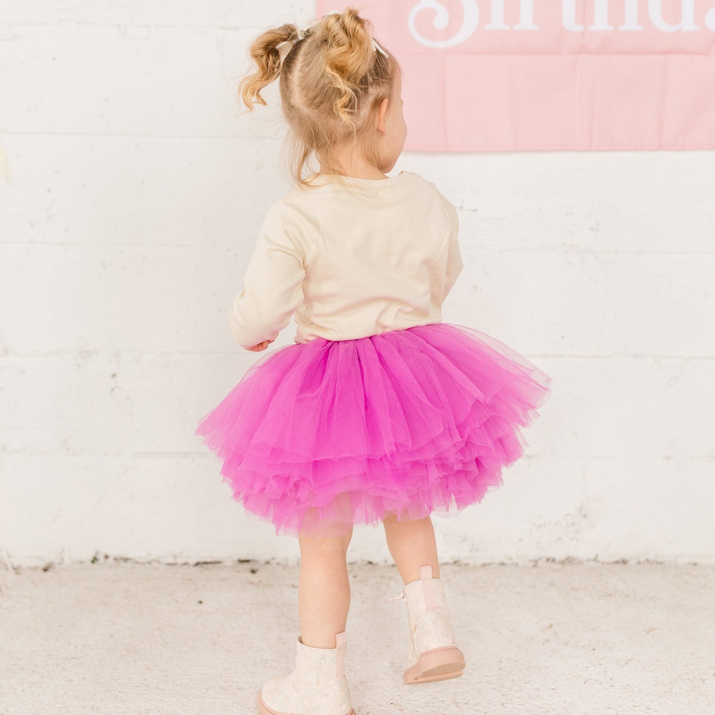 Wild Orchid Full Layed Tutu, Toddler Princess Tutu Skirt, Wild Orchid Kids Tutu