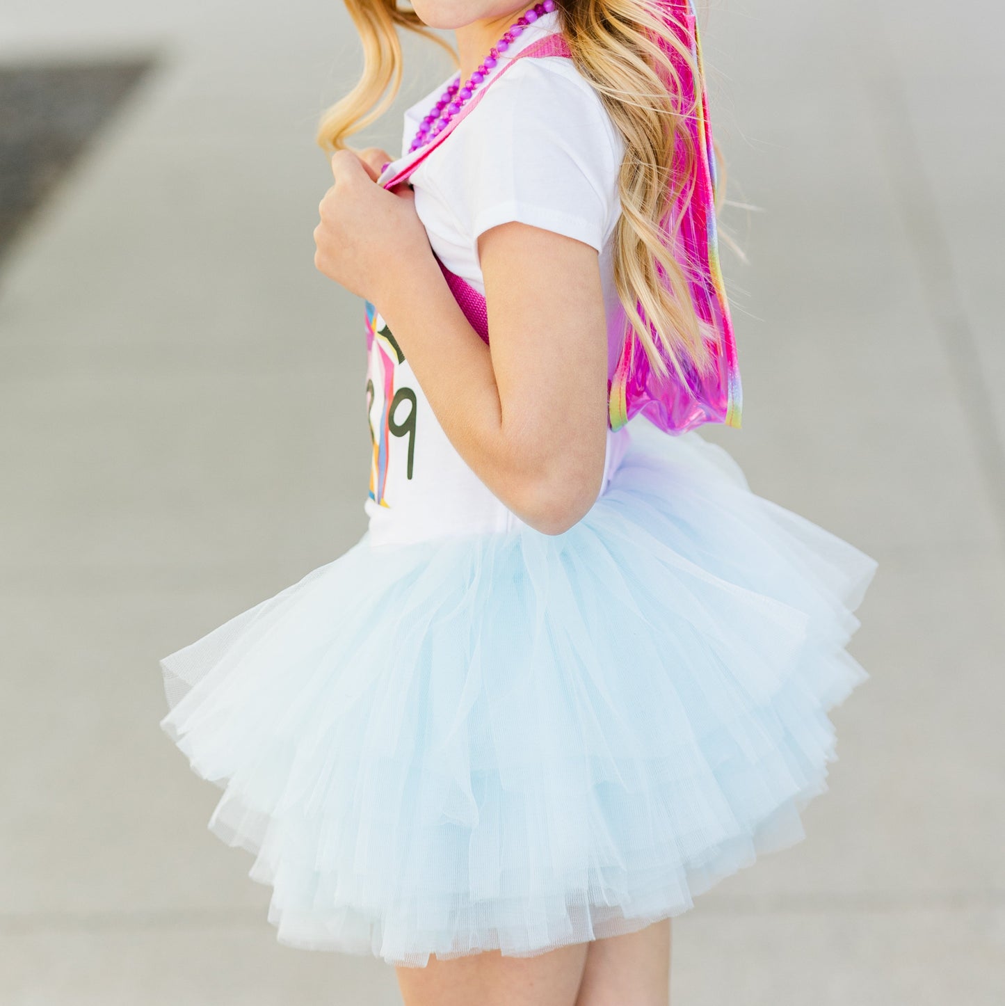 Magical Princess Light Blue Tutu, Toddler and Little kids Light Blue Tutu Skirt