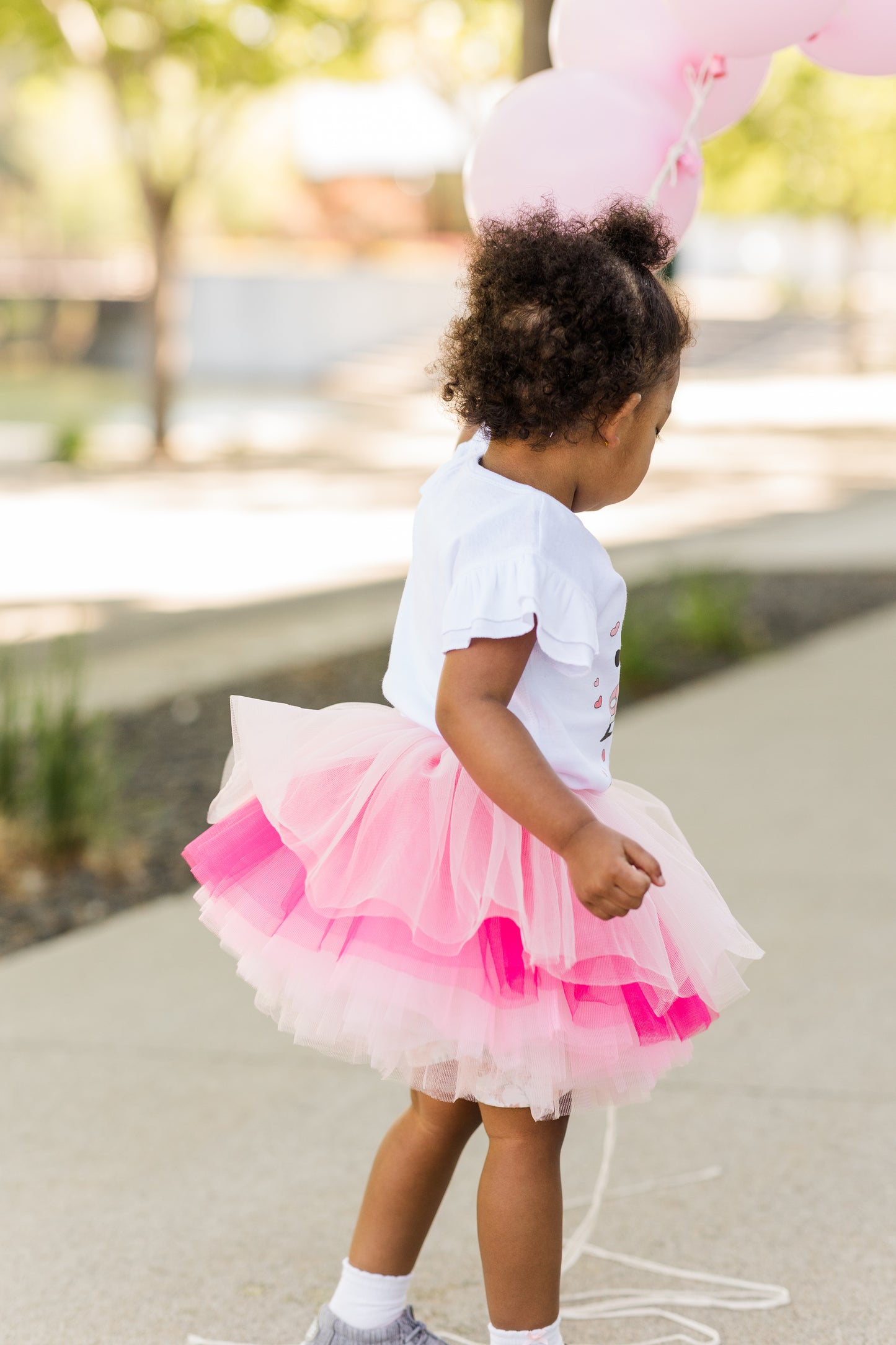 Poppin Pink Ombre Layered Tutu, Magical Pink Tutu