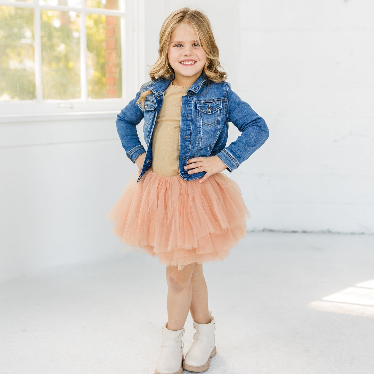Caramel Brown tutu is the perfect shade of brown for a neutral tutu skirt! It will go with everything.