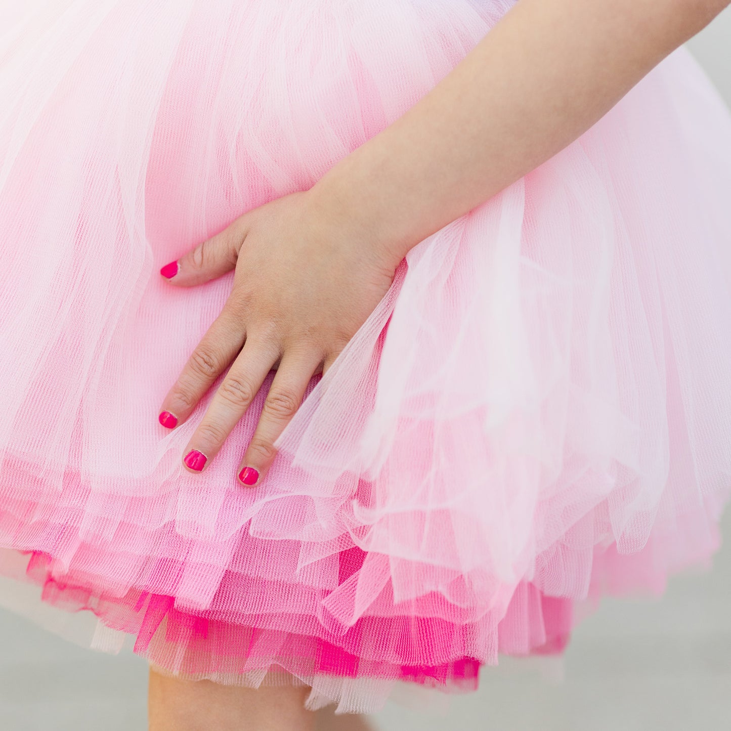 This perfect rich shades of pinks make for a perfect and magical addition to any little ones wardrobe. The light pink to hot pink make for the perfect pink tutu that will go with everything!