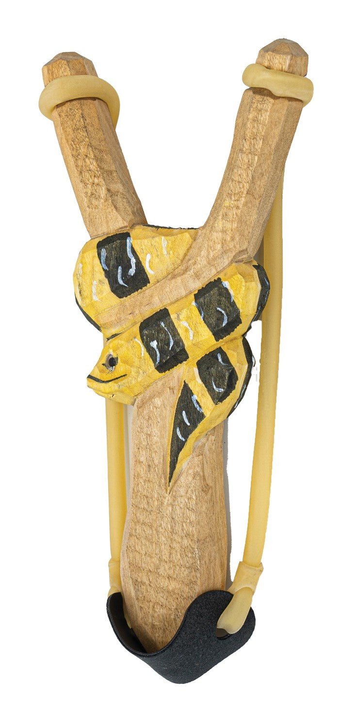 Wood snack Slingshot | Kids Wood Play Toy
