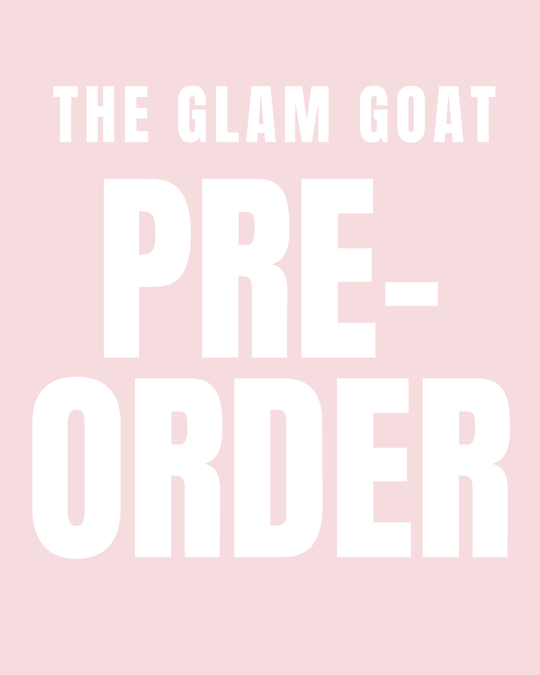 Pre Orders