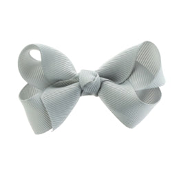 Girls Hair Bows Set of 2 | 2.75 Inch Alligator Clip Hair Accessories | Toddler, Baby, Kids Solid Color Bow Clips