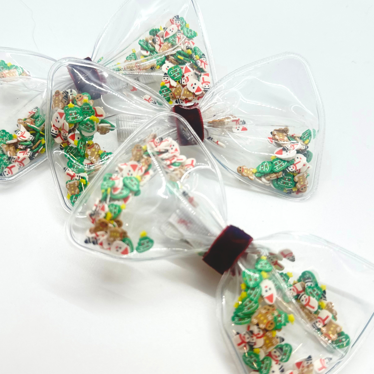 Christmas Shaker Hair Bow | Single Bow