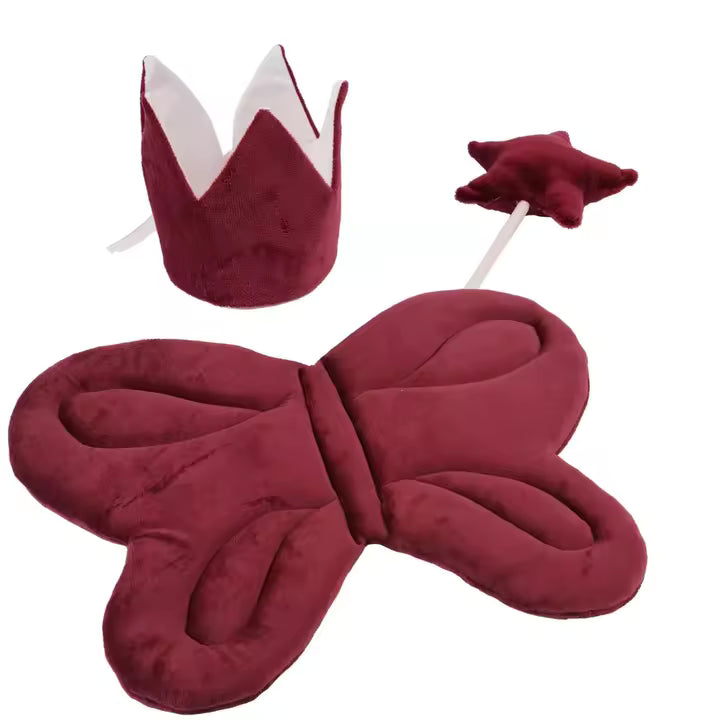 Princess Crown, wand and Wings Set | Children's Dress Up Play Set | Wings, Crown & Magic Wand