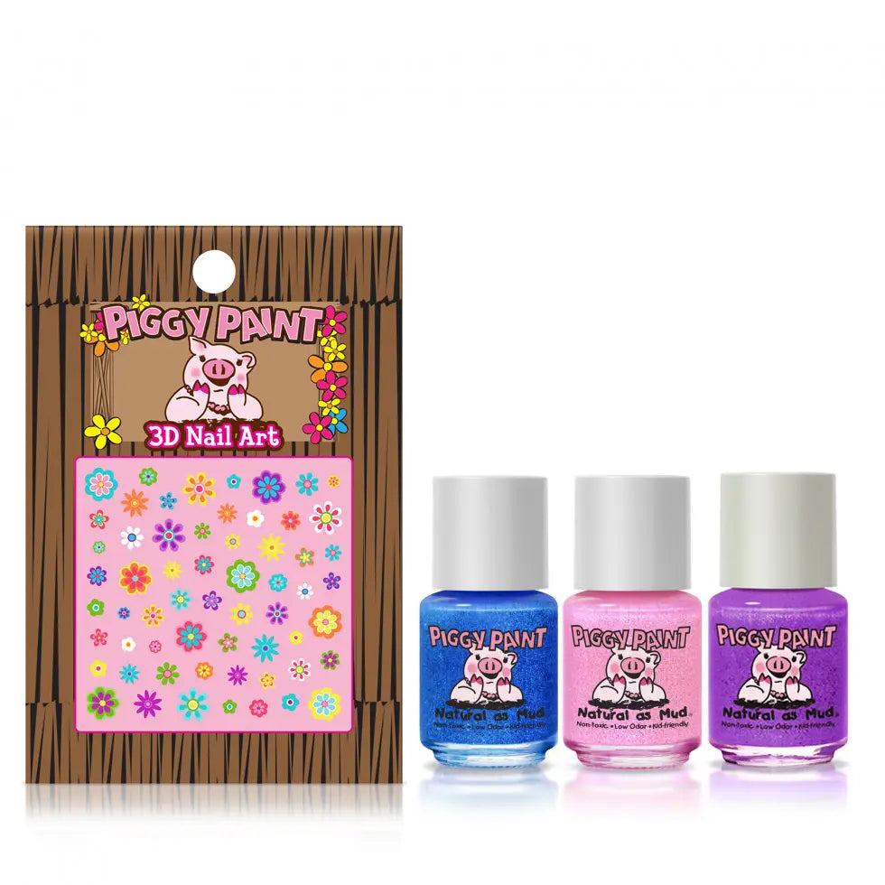 Shimmer & Sparkle Gift Set Non-Toxic Kids Nail Polish| Piggy Paint
