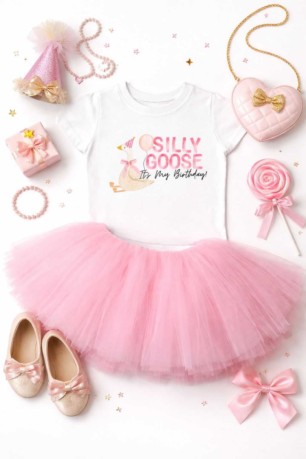 Silly Goose Birthday Outfit | Pink Tutu Birthday Dress for Girls The Glam Goat Silly Goose Birthday Outfit | Pink Tutu Birthday Dress for Girls The Glam Goat
