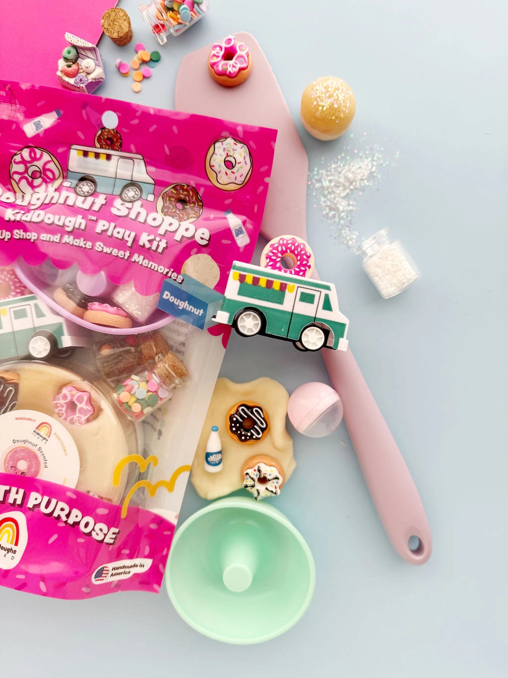 Doughnut Shoppe Kiddough Play Kit| Stocking Stuffer Holiday