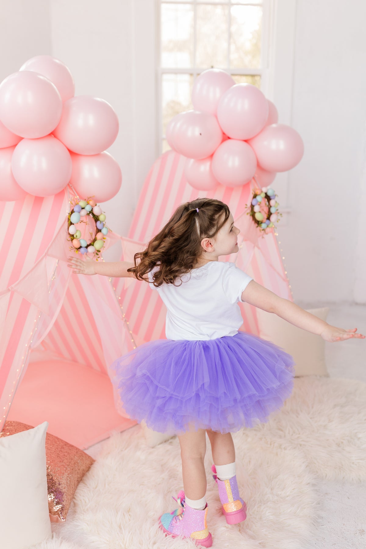 Lavender Light Purple Tulle Layered Tutu | Sizes 9M to 9youth