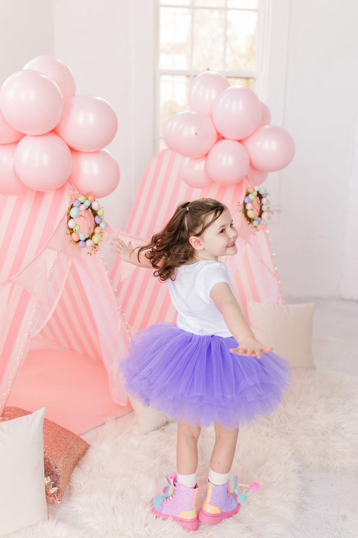 Lavender Light Purple Tulle Layered Tutu | Sizes 9M to 9youth