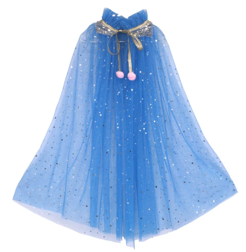 Sparkle Tulle Dress-Up Cape for Kids