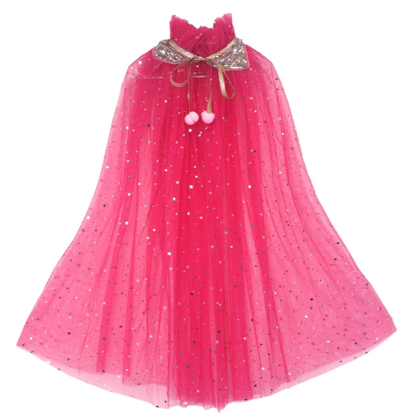 Sparkle Tulle Dress-Up Cape for Kids