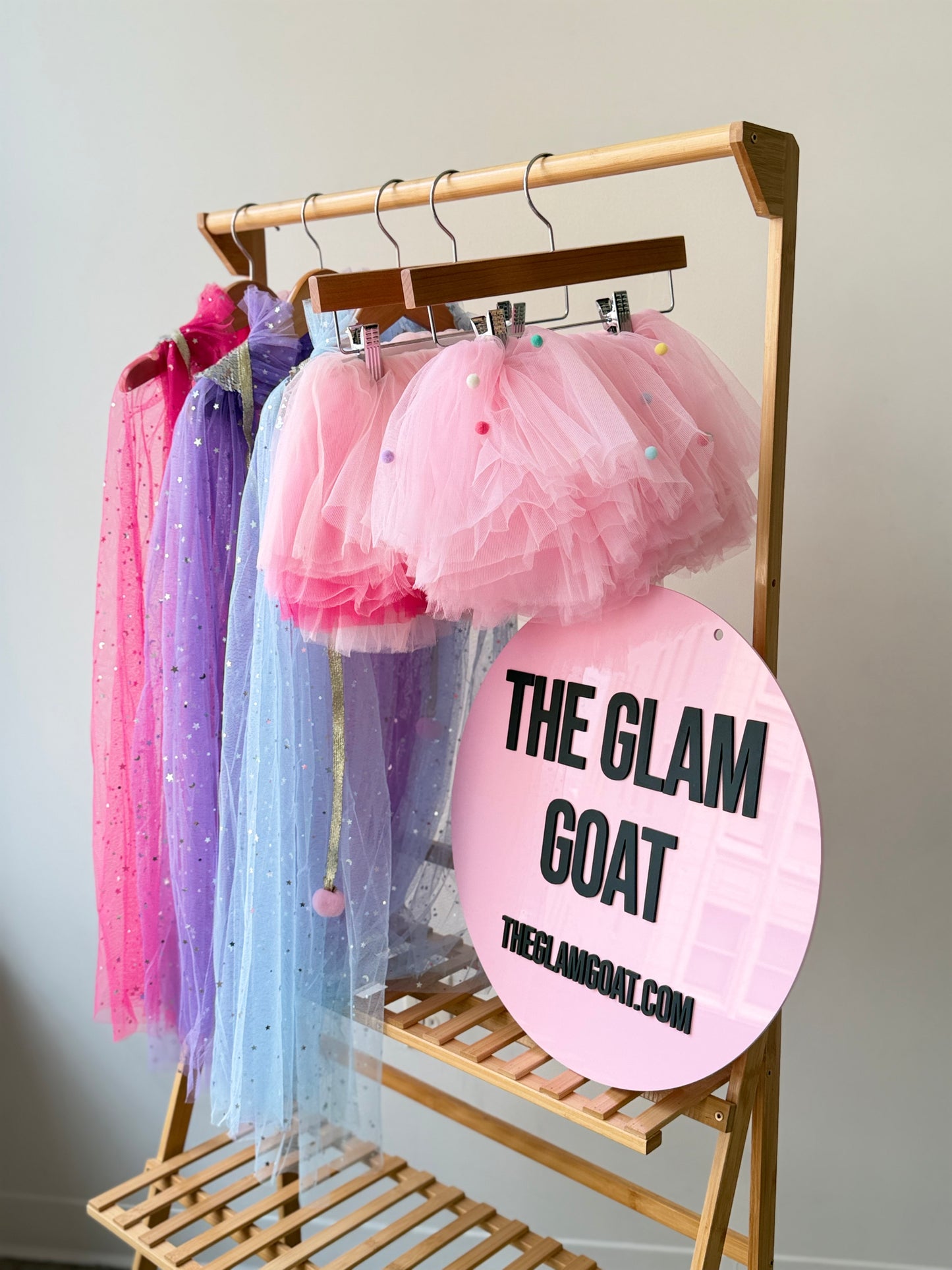 Pink Pom Pom Polka Dot Tutu | Custom Made Tutu ONLY