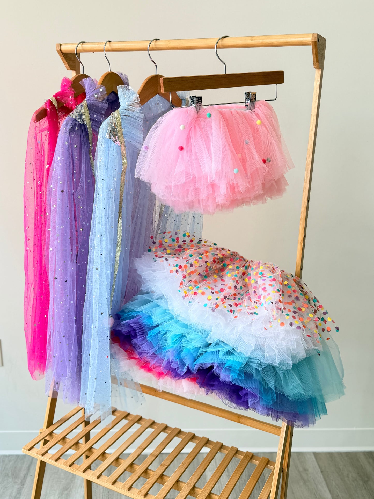 Pink Pom Pom Polka Dot Tutu | Custom Made Tutu ONLY