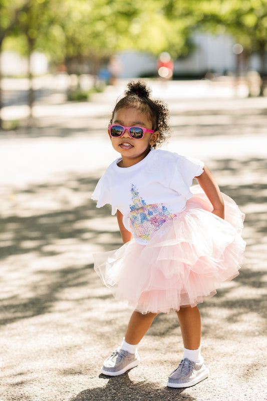 Ombre’ Mauve Pink Tutu, Layered Pink Tutu