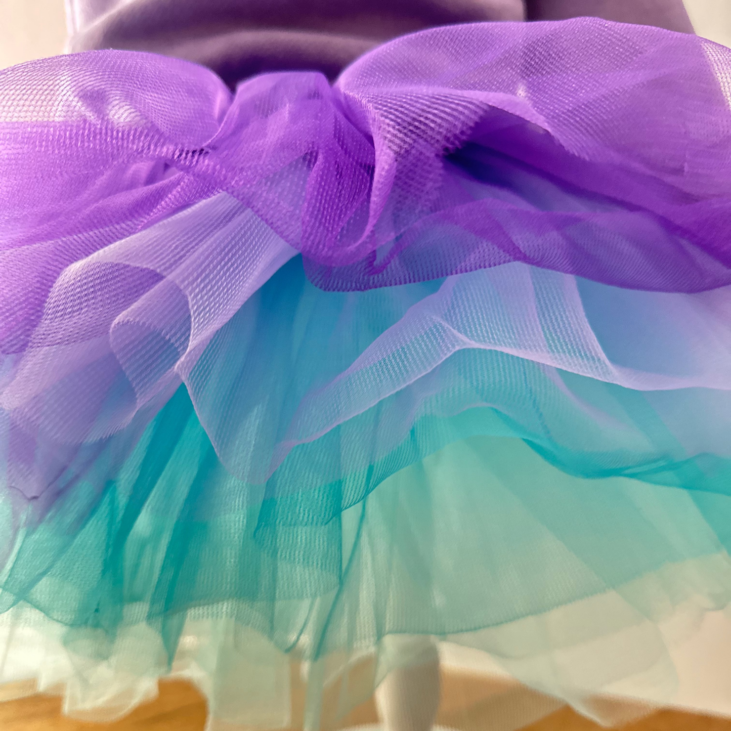 Mermaid Light Blue Ombre to Dark Purple Tutu | sizes 9M-9youth