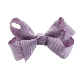 Girls Hair Bows Set of 2 | 2.75 Inch Alligator Clip Hair Accessories | Toddler, Baby, Kids Solid Color Bow Clips