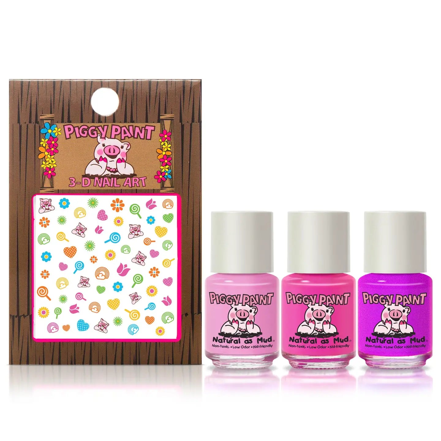 All the Heart Eyes Polish Set Non-Toxic Kids Nail Polish | Piggy Paint Nail Polish