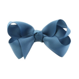 Girls Hair Bows Set of 2 | 2.75 Inch Alligator Clip Hair Accessories | Toddler, Baby, Kids Solid Color Bow Clips