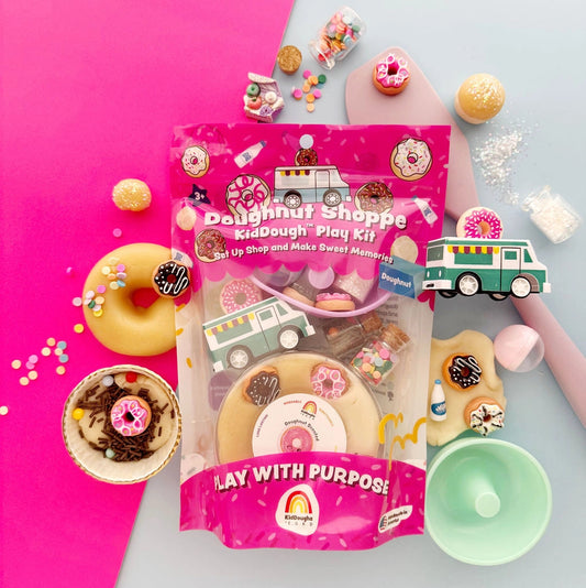 Doughnut Shoppe Kiddough Play Kit| Stocking Stuffer Holiday