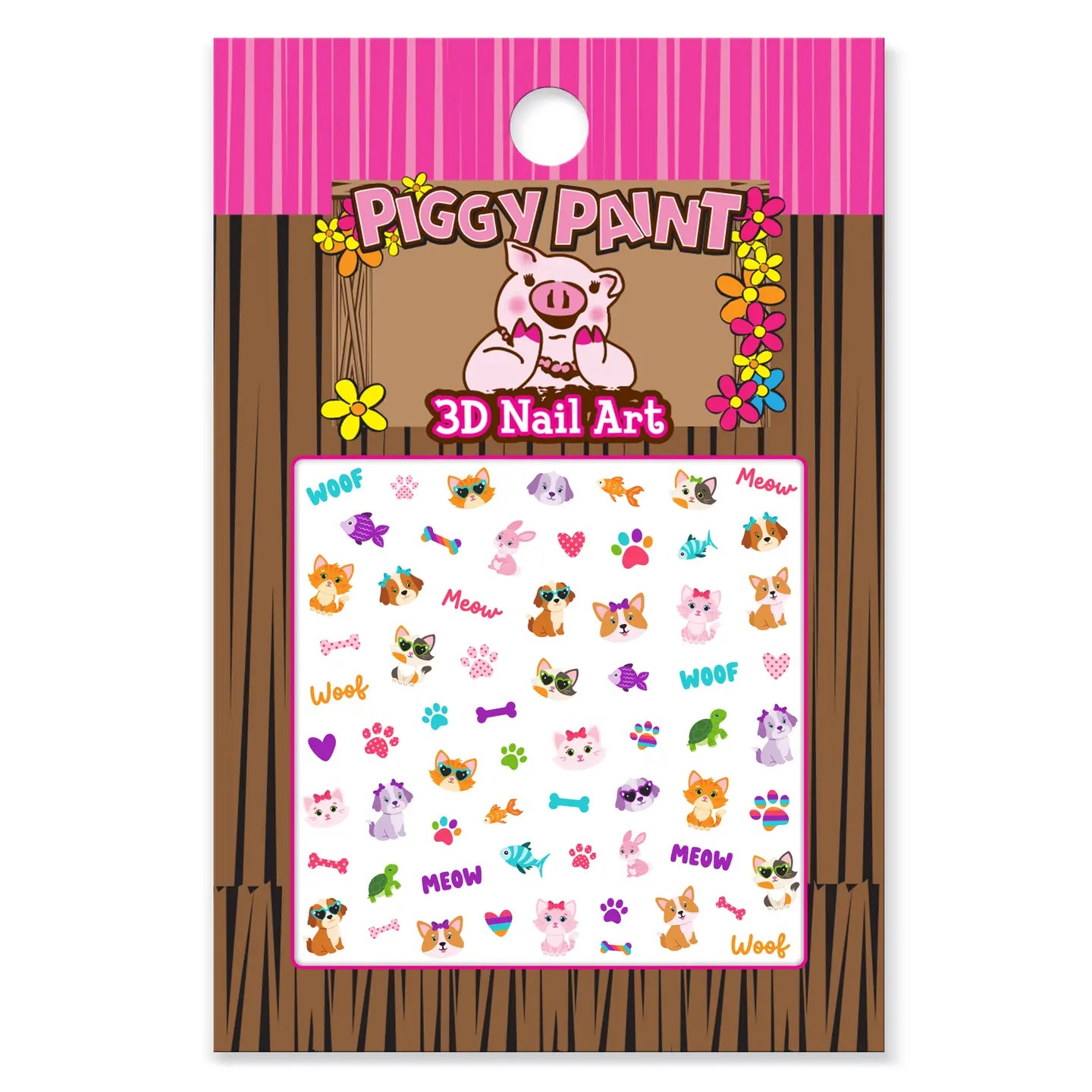 Playful Pets Nail Art | Piggy Paints Nail Stickers